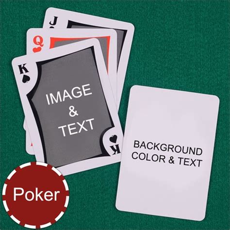 Personalized Playing Cards On Both Sides .